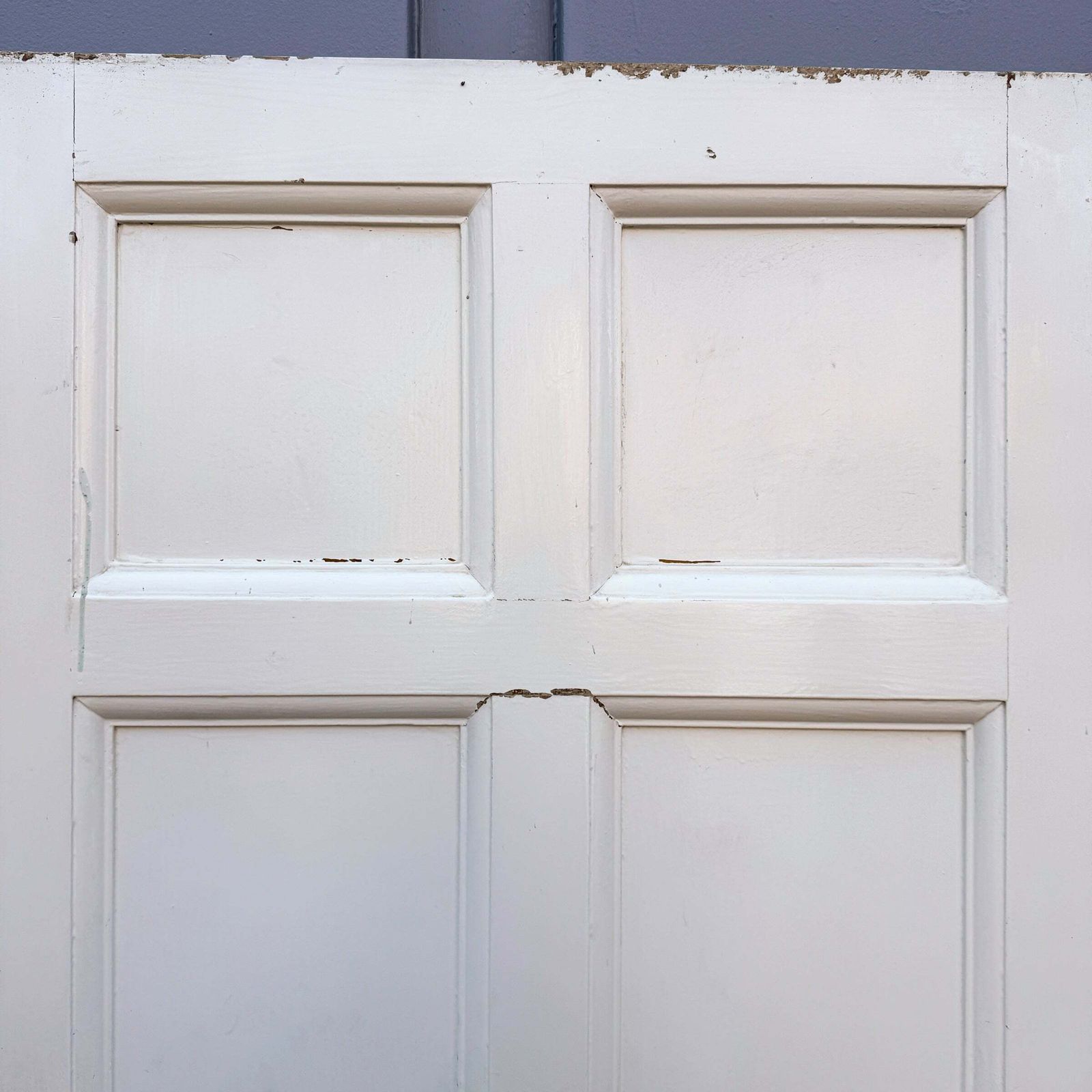Antique Georgian 6 Panel Door   195.5cm X 76cm photo Home Fixtures