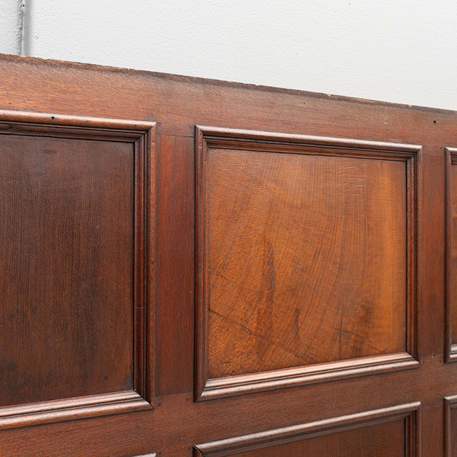 Antique 19th Century Oak And Elm Panelling | Panelled Room   7 Panels photo vintage