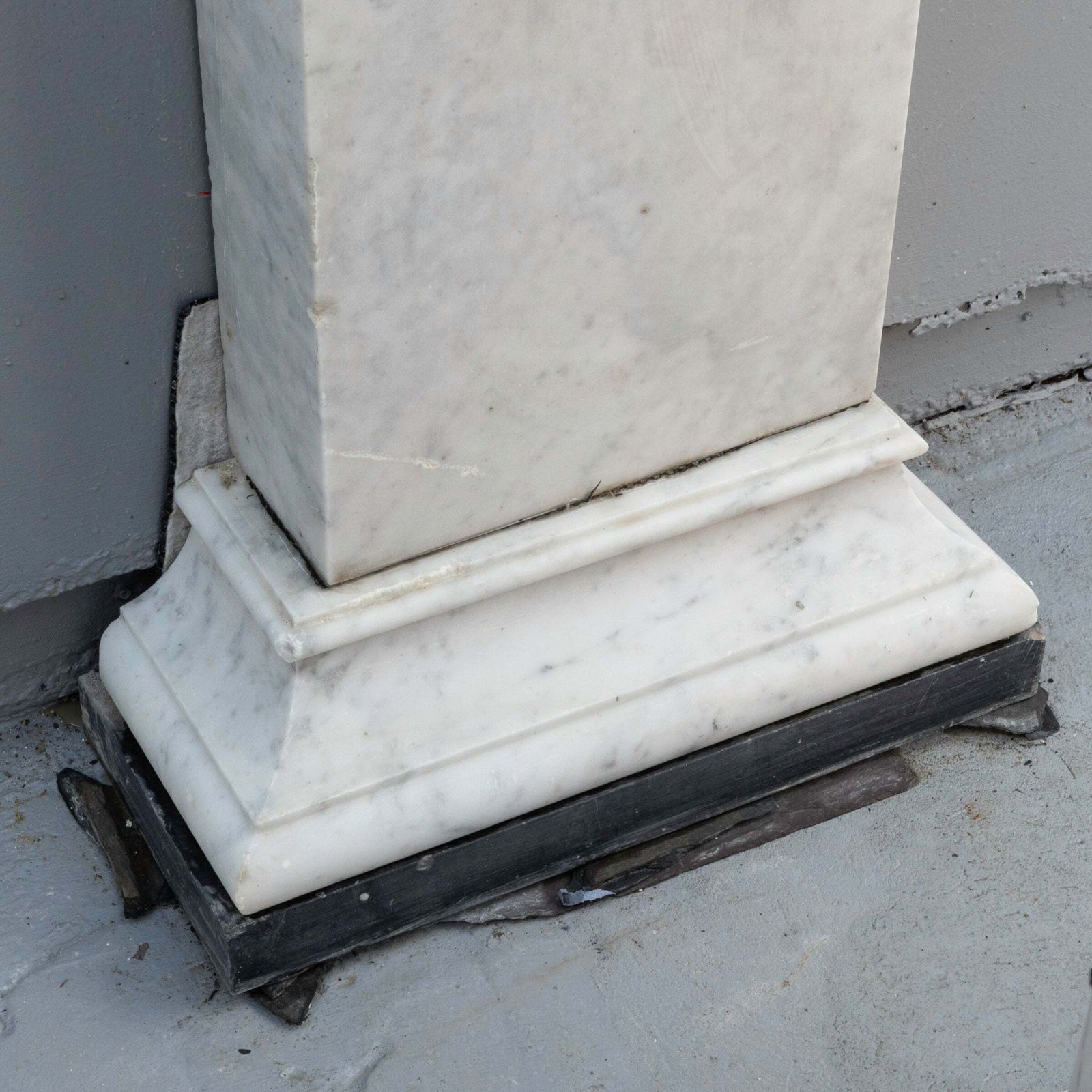 Reclaimed Carrara Marble Columns | Portico photo vintage