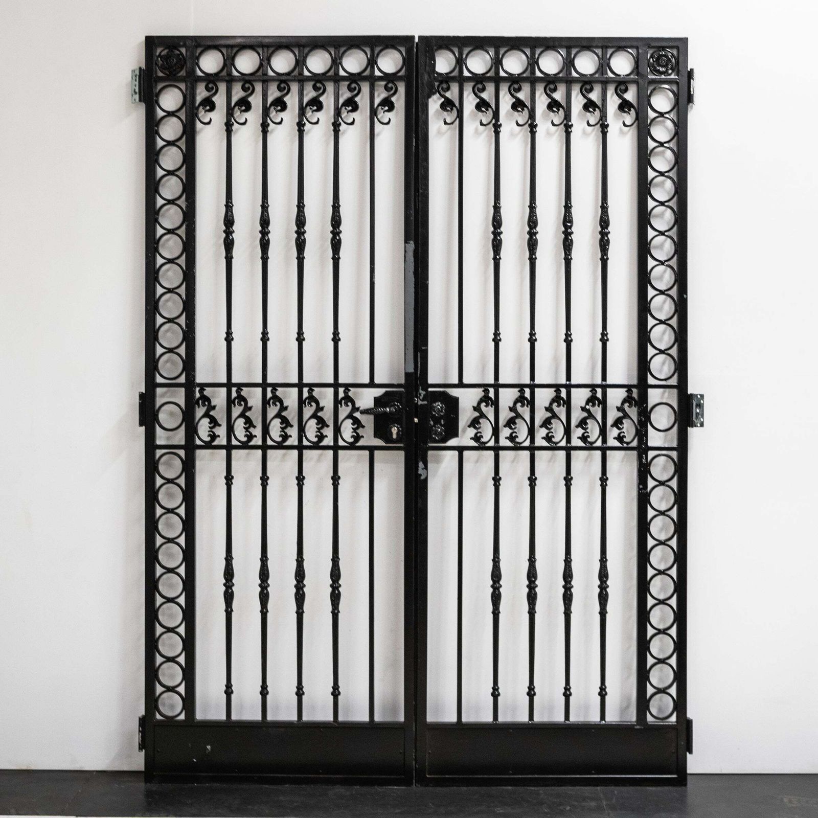 photo furniture Reclaimed Black Wrought Iron Gates