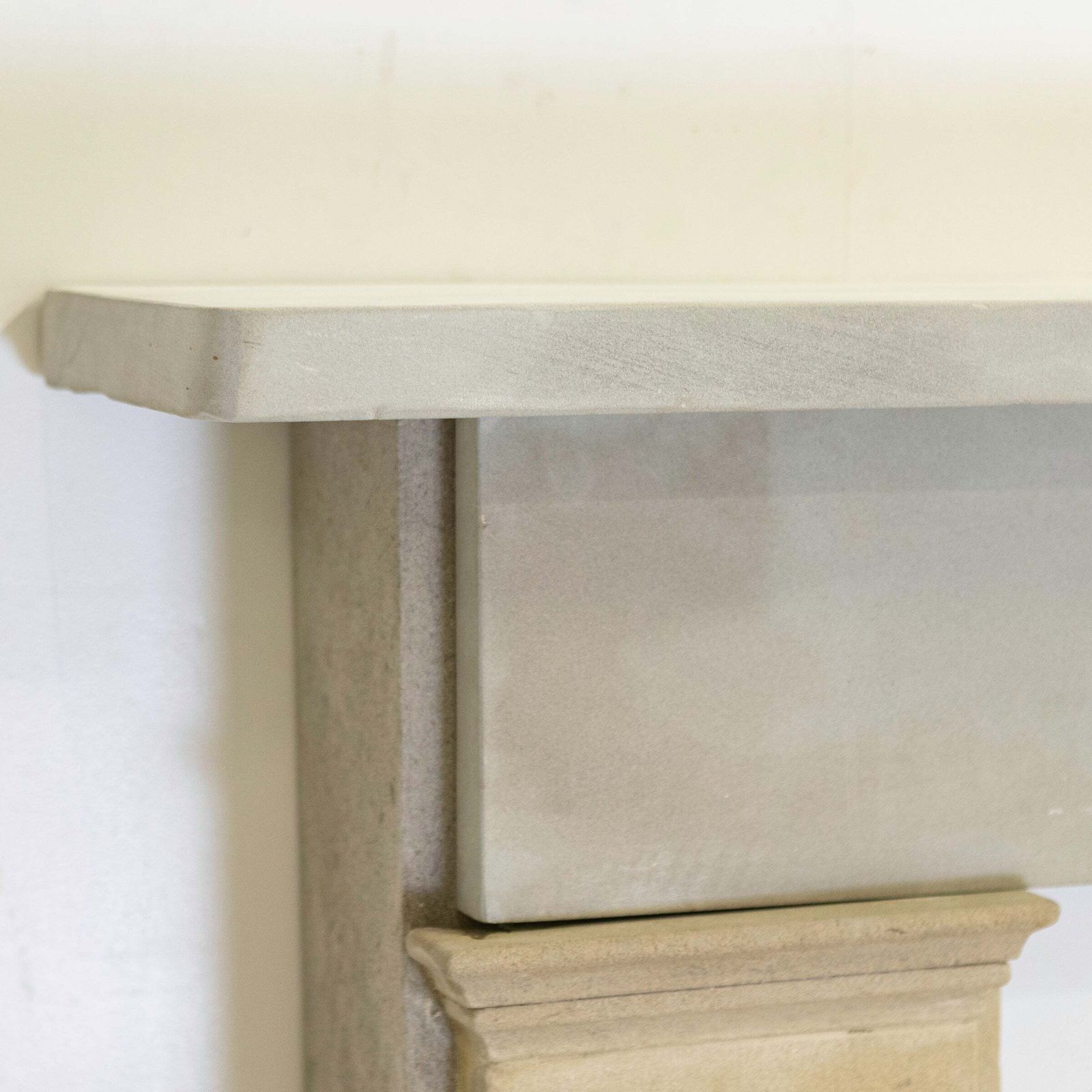 Antique Sandstone Crossover Fireplace Surround photo for sale