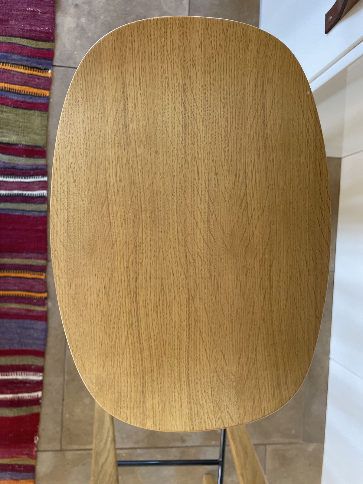 2 X Nest Natural Wood Bar Stools photo for sale