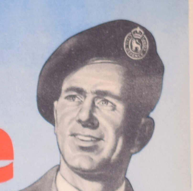 Unknown'join Your Neighbours In The Civil Defence', Original Vintage Recruitment Posterc.1940s photo for sale