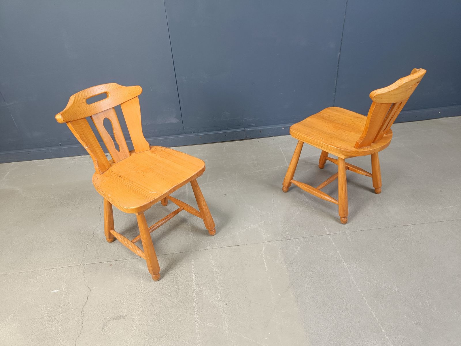 Mid Century Brutalist Dining Chairs, 1960s Set Of 4 photo Furniture