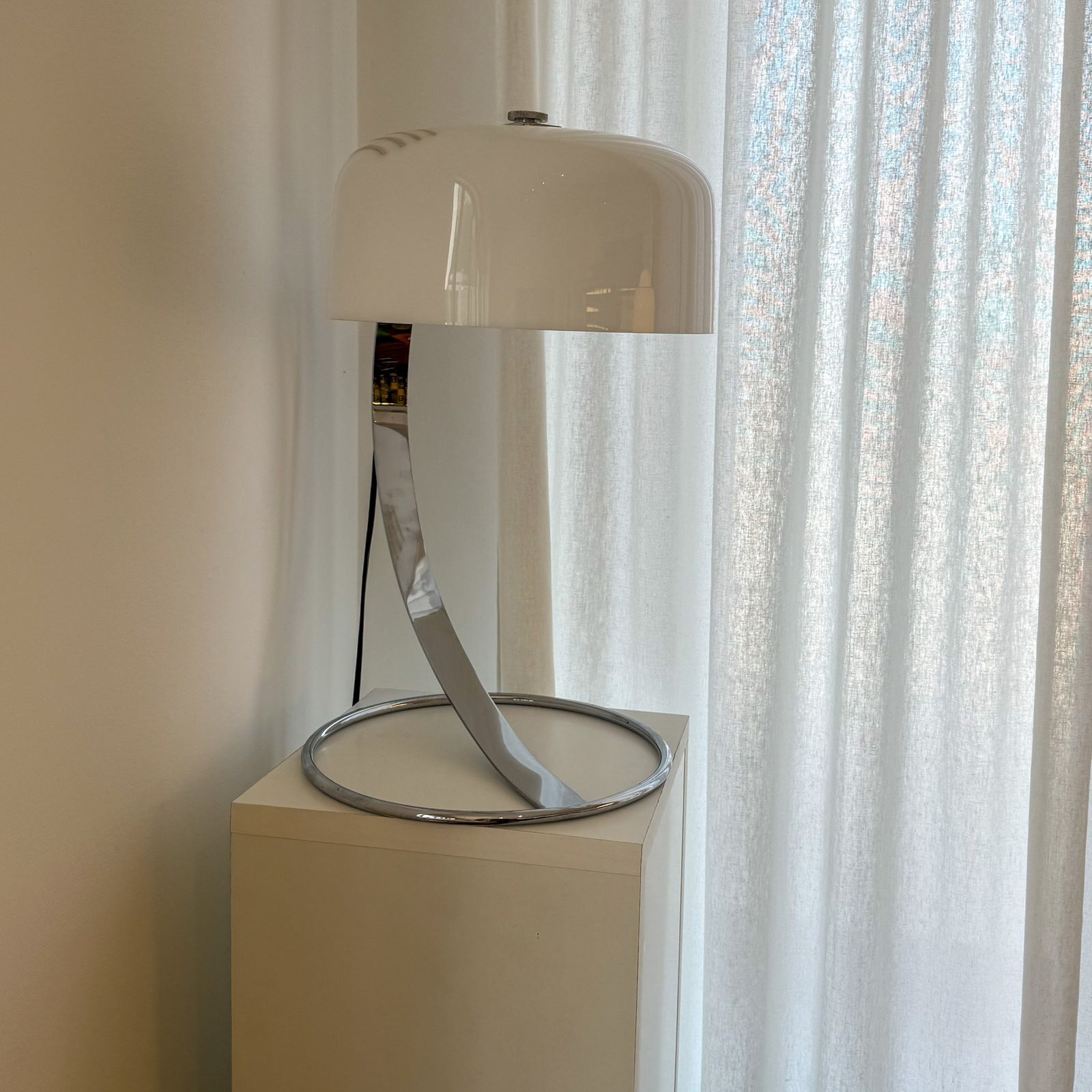 Tropic Chrome Plated Steel Desk Lamp By Raak, 1970 photo for sale
