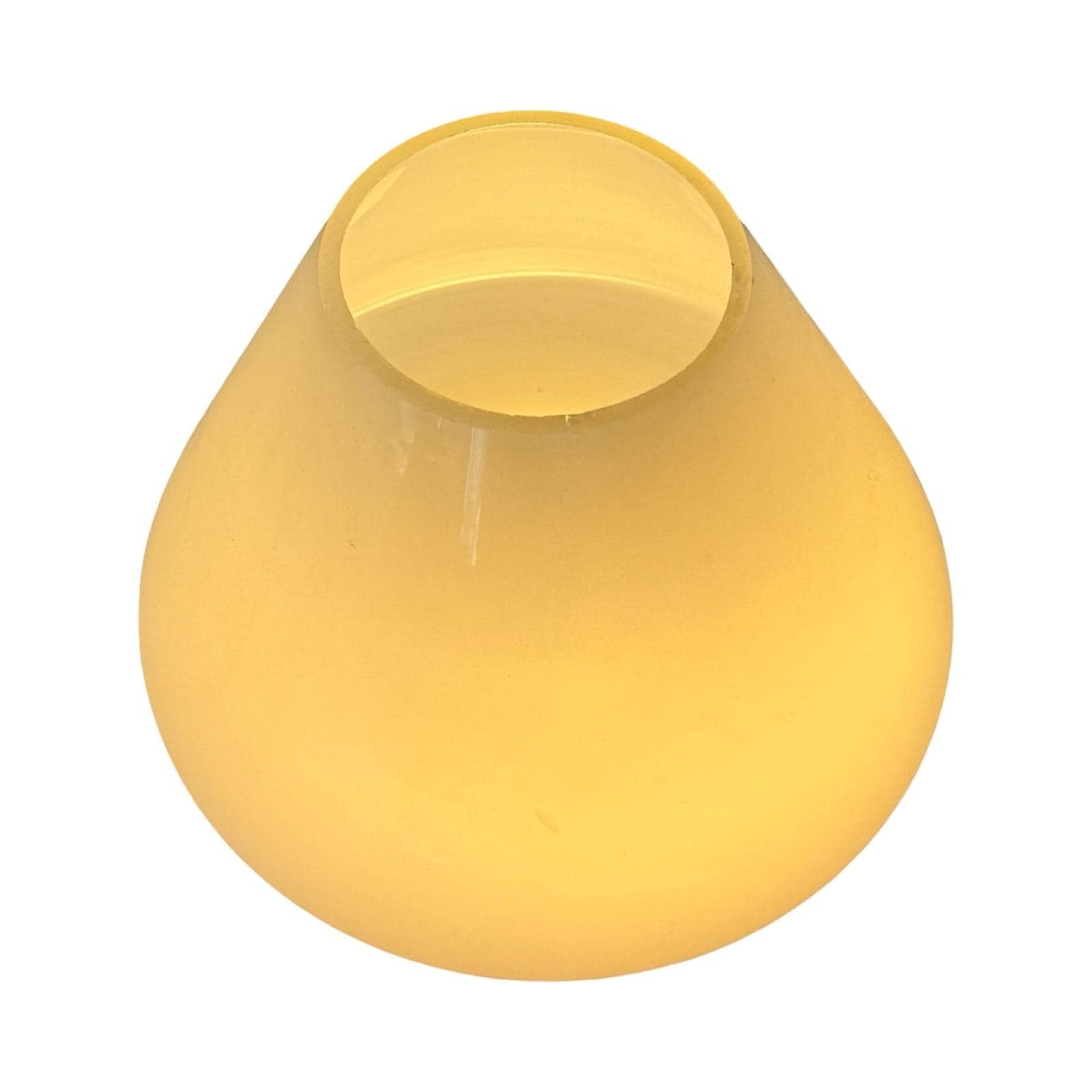 Massive, Belgium   Glass Mushroom Lamp Xl   1980's   White, Frosted Glass photo vinterior
