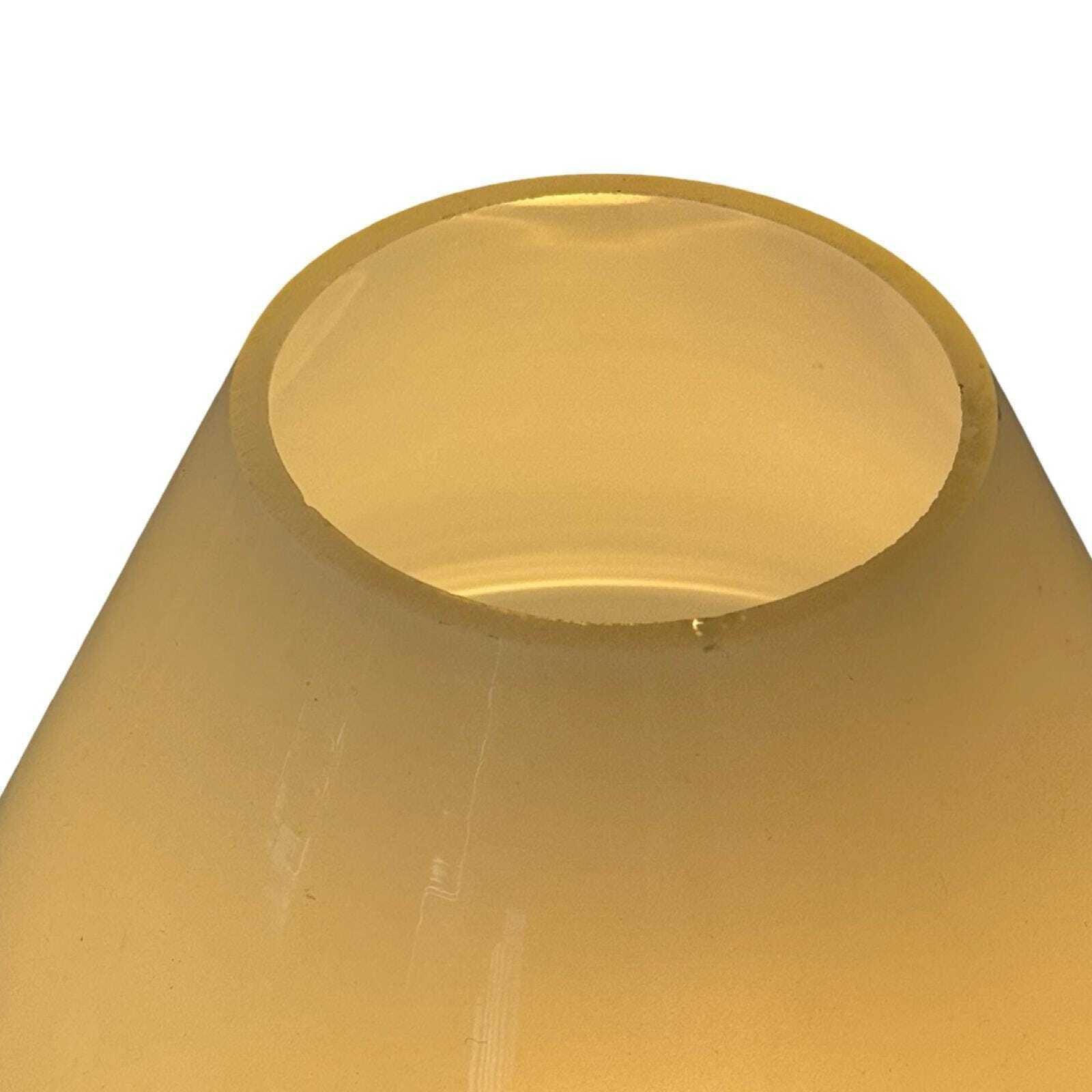 Massive, Belgium   Glass Mushroom Lamp Xl   1980's   White, Frosted Glass photo vintage