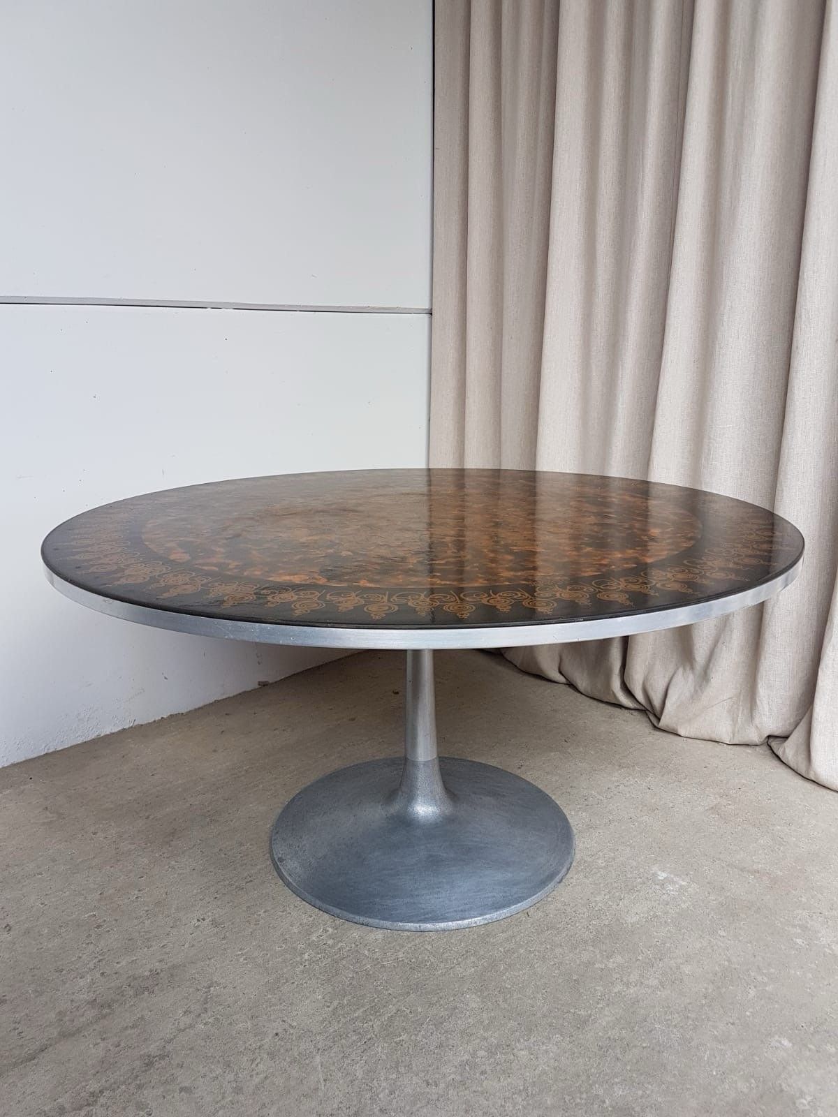 Vtg Mid Century Danish Tulip Dining Table Poul Cadovius Cado France & Son R844 photo Furniture