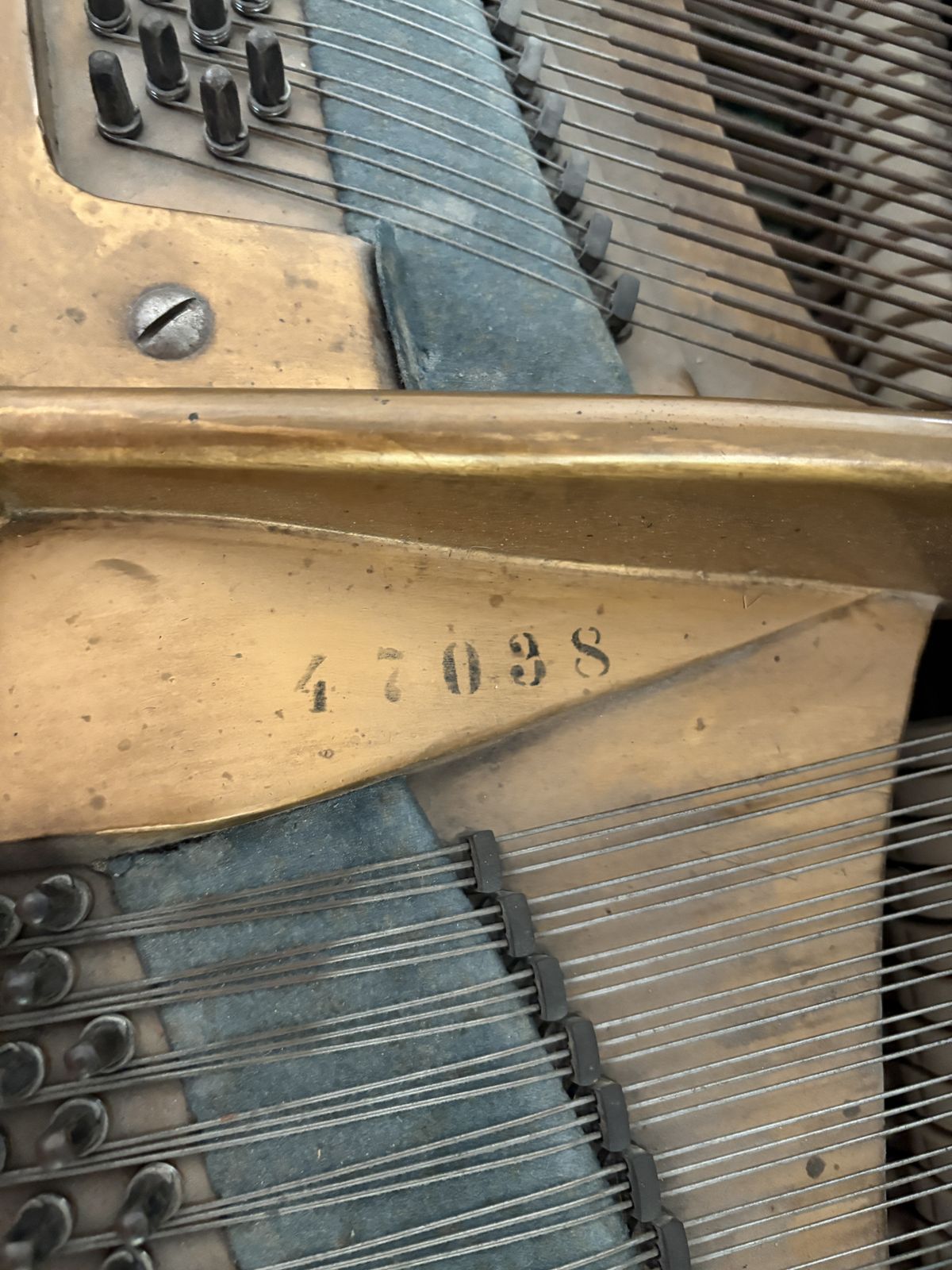 photo vinterior Exceptional Quality Antique C.Bechstein 19th Century Rosewood Boudoir Grand Piano Model V (1898)