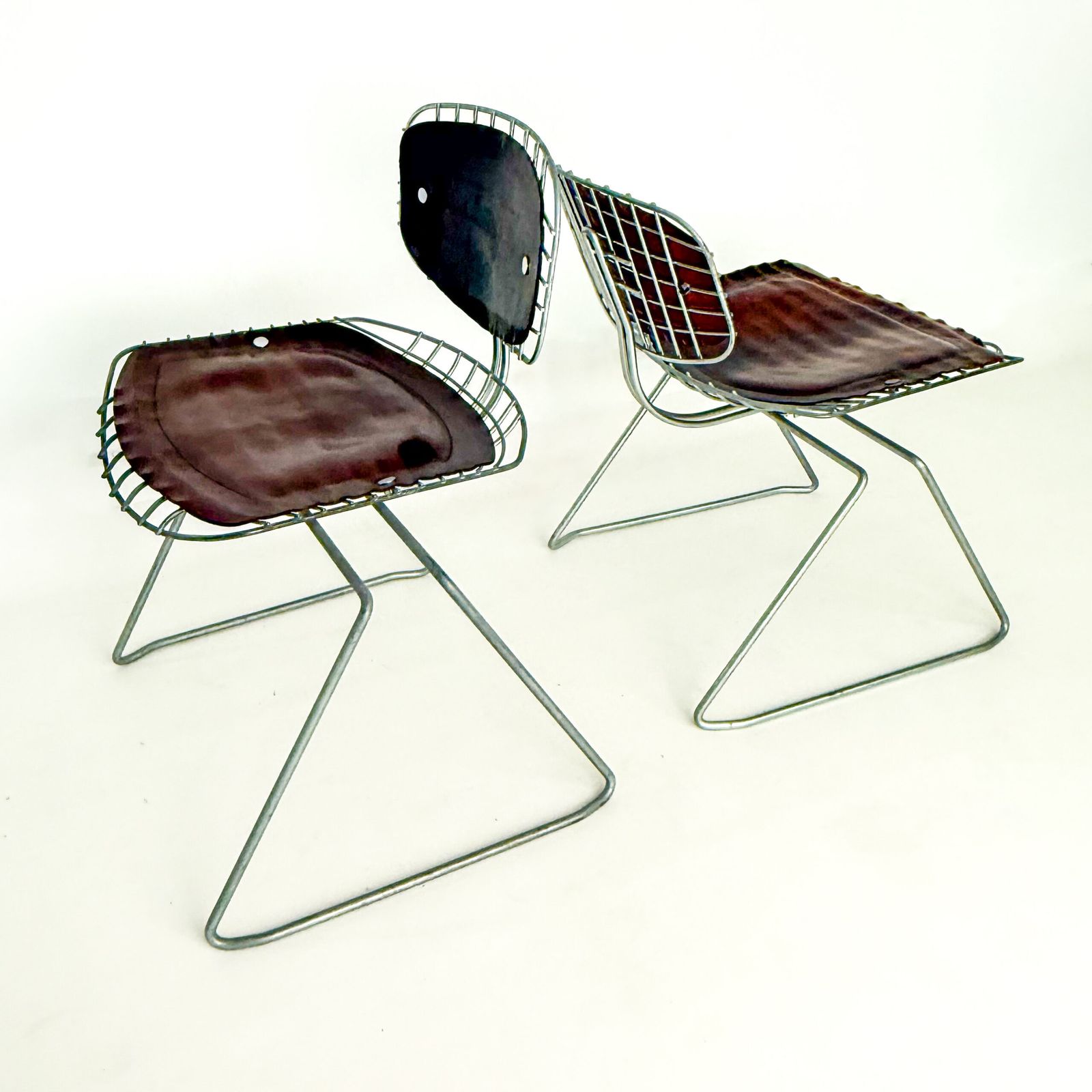 Pair Of Beaubourg Chairs By Laurent And Cadestin, 1976 photo buy