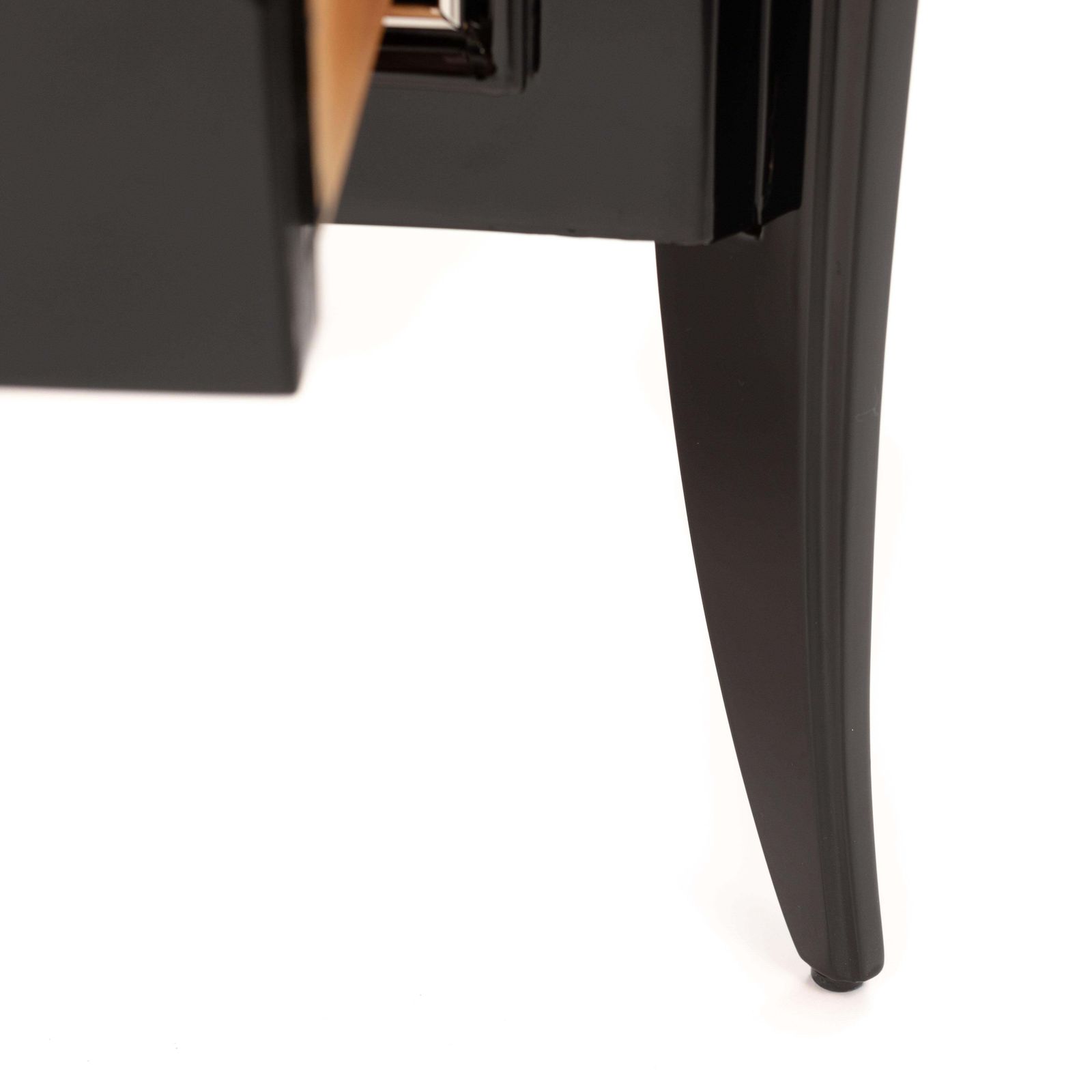 photo buy French Art Déco Secretaire Black High Gloss Lacquer Nickel Plated Fittings 1925
