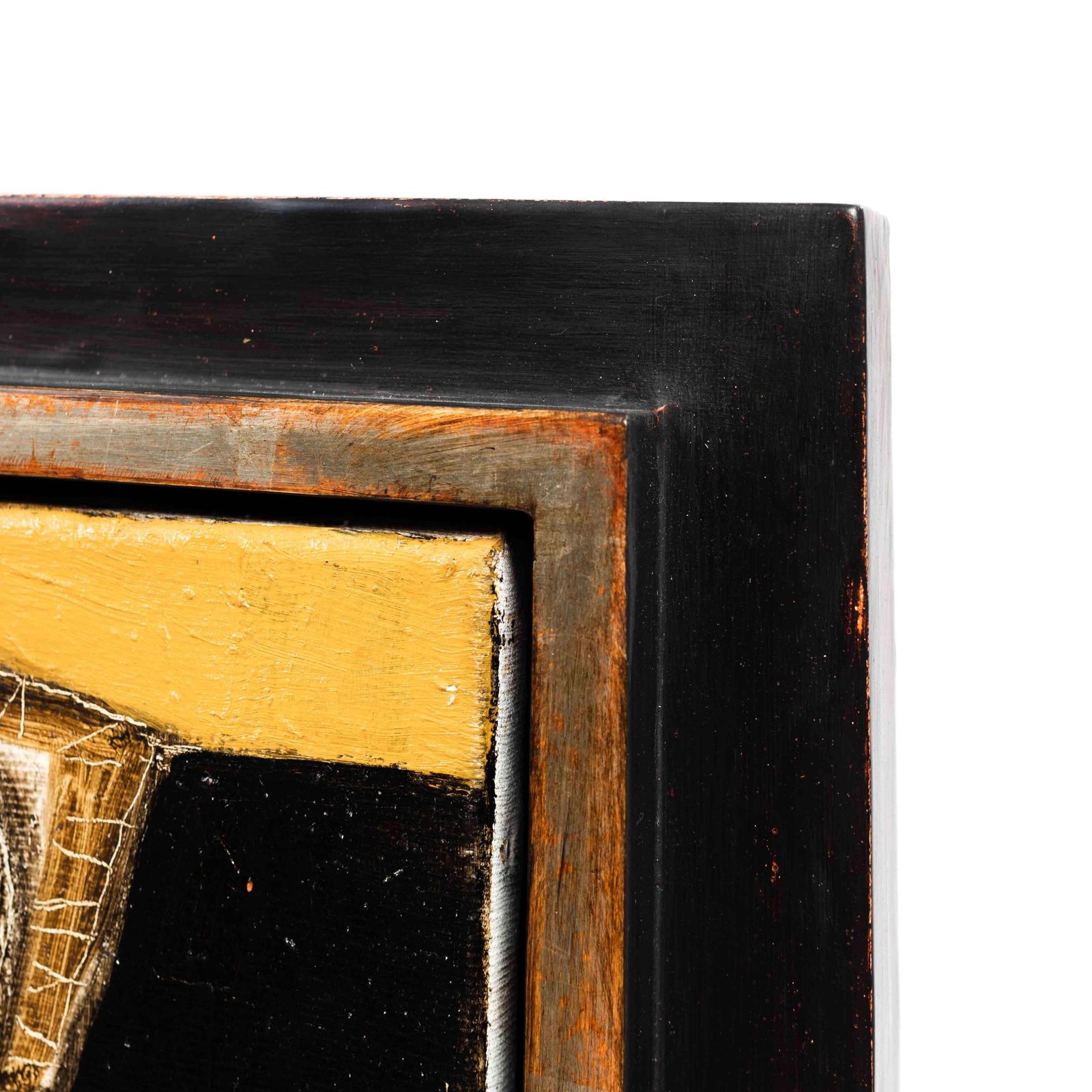 Modern Cubistic Painting In Acrylics On Canvas By Fritzie Abadi, New York 2001 photo 2912.0