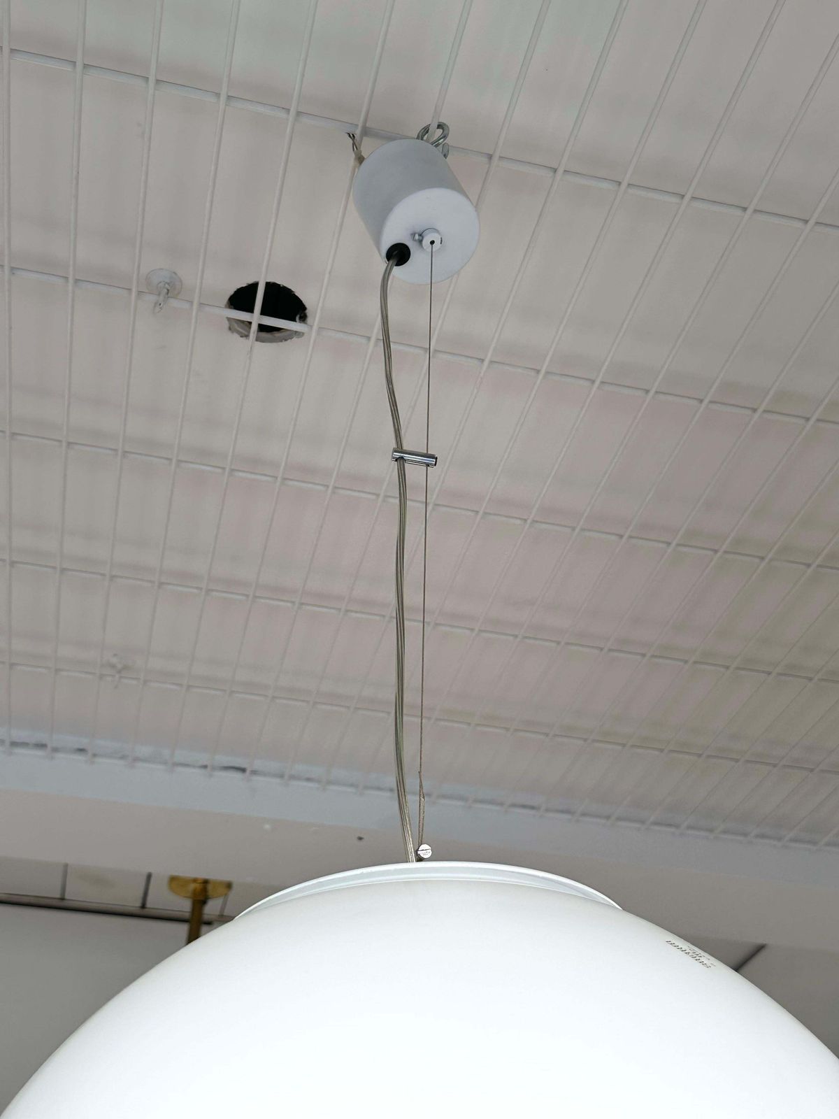 photo vinterior Saturn Ball Murano Glass Pendant Lighting By Murano Due, Italy, 1990s