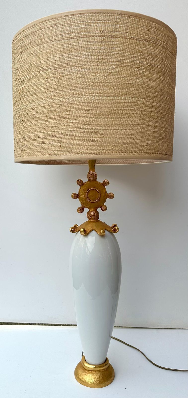 Pair Of Lamps Sun By Pierre Casenove For Fondica, France, 1990s photo vinterior