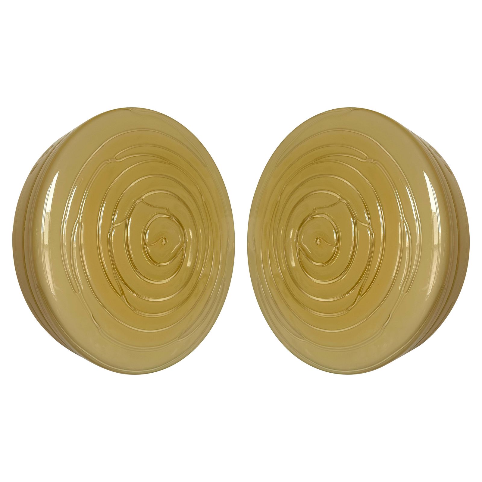 Contemporary Pair Of Murano Glass Candy Sconces By Vistosi, Italy, 2000s