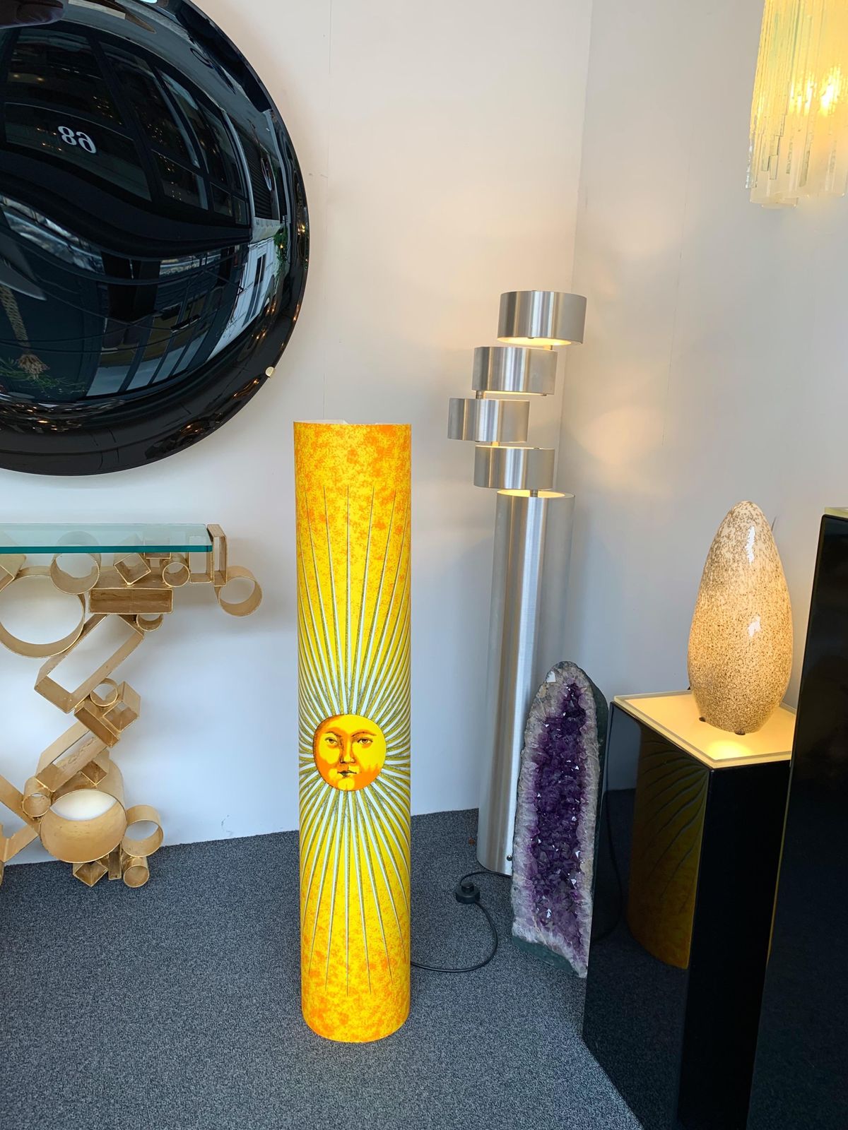 Sun Floor Lamp By Fornasetti, Italy, 1990s photo Lighting
