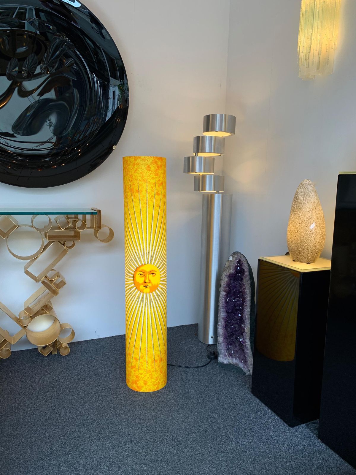 Lighting Sun Floor Lamp By Fornasetti, Italy, 1990s photo