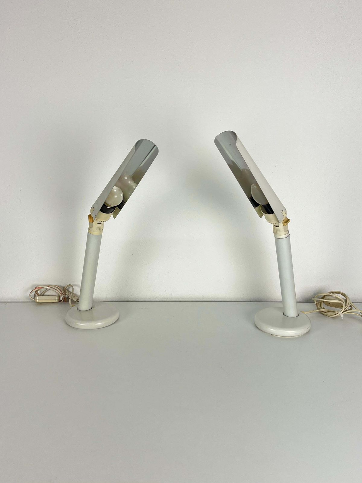 Set Of 2 Adjustable Bedside Lamps, Made In Italy, 1970s photo buy