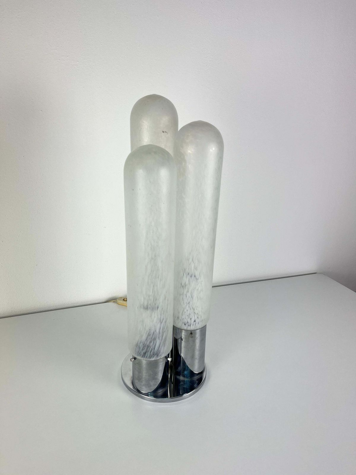 3 Light Murano Glass Table Lamp By Carlo Nason For Mazzega, 1970s photo furniture