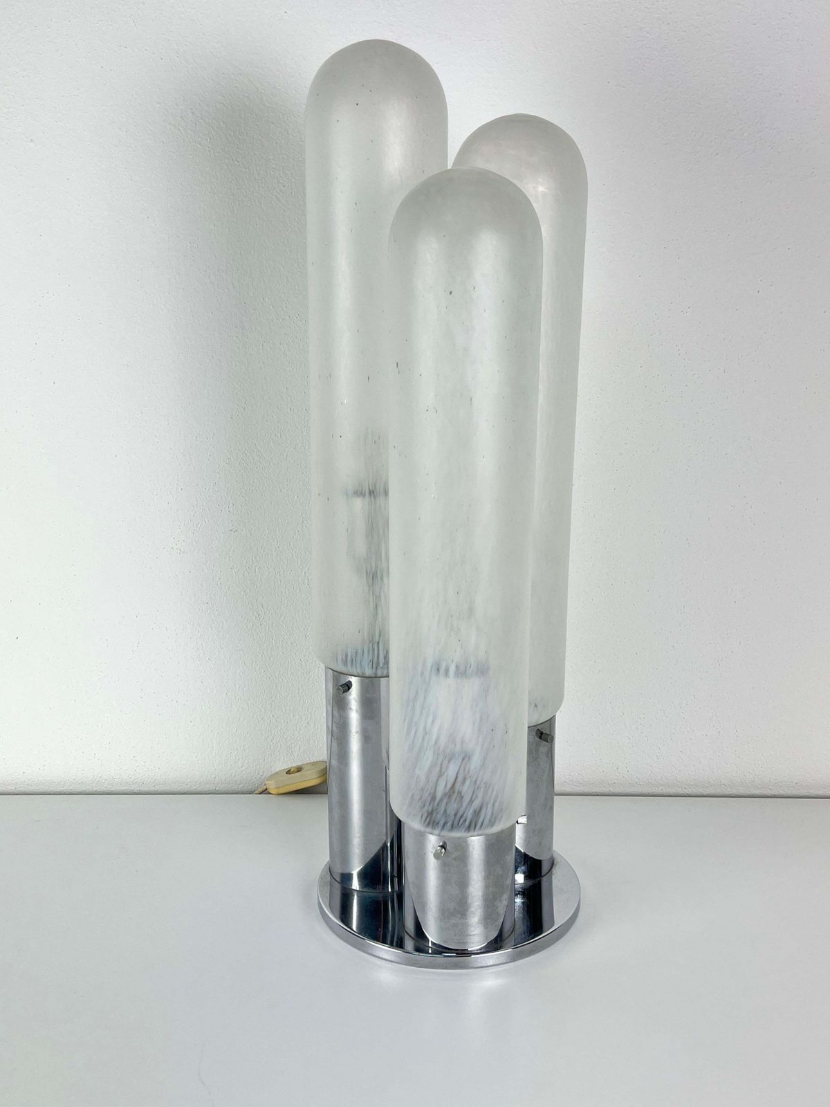 3 Light Murano Glass Table Lamp By Carlo Nason For Mazzega, 1970s photo 1199.0