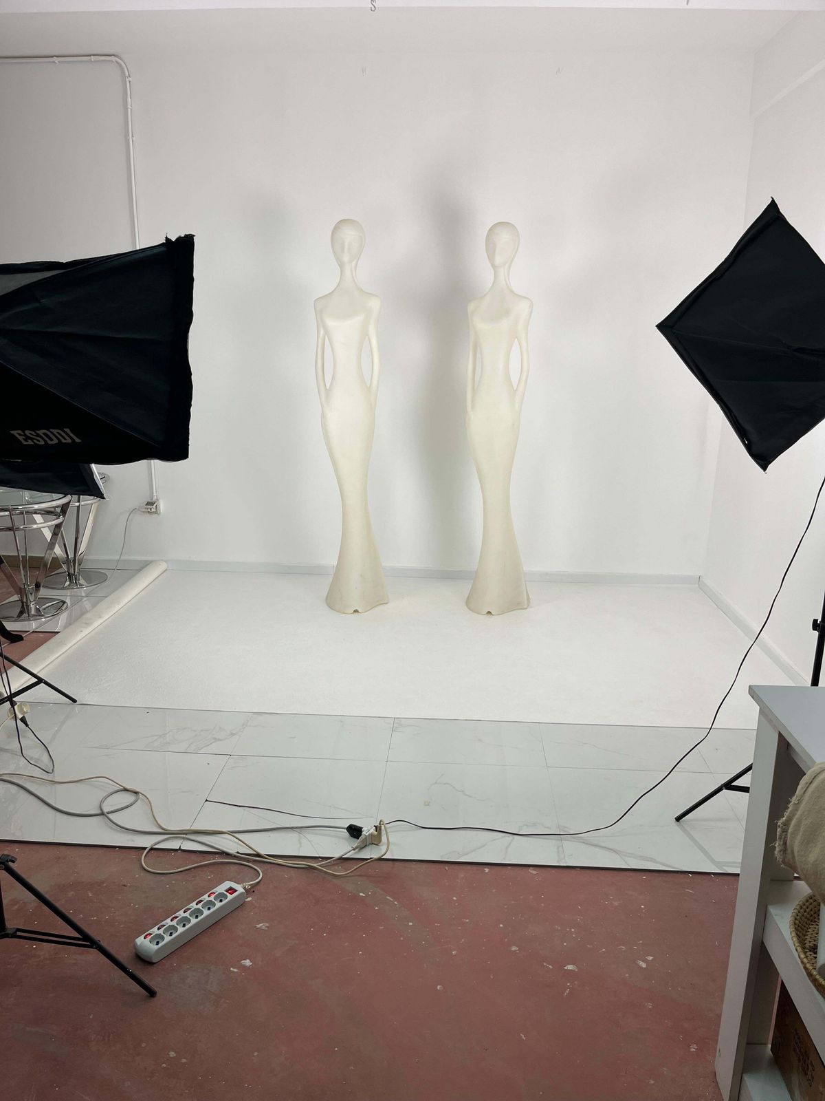 Set Of 2 "Penelope" Floor Lamps, Made In Italy, 210 Cm Of Height. photo for sale