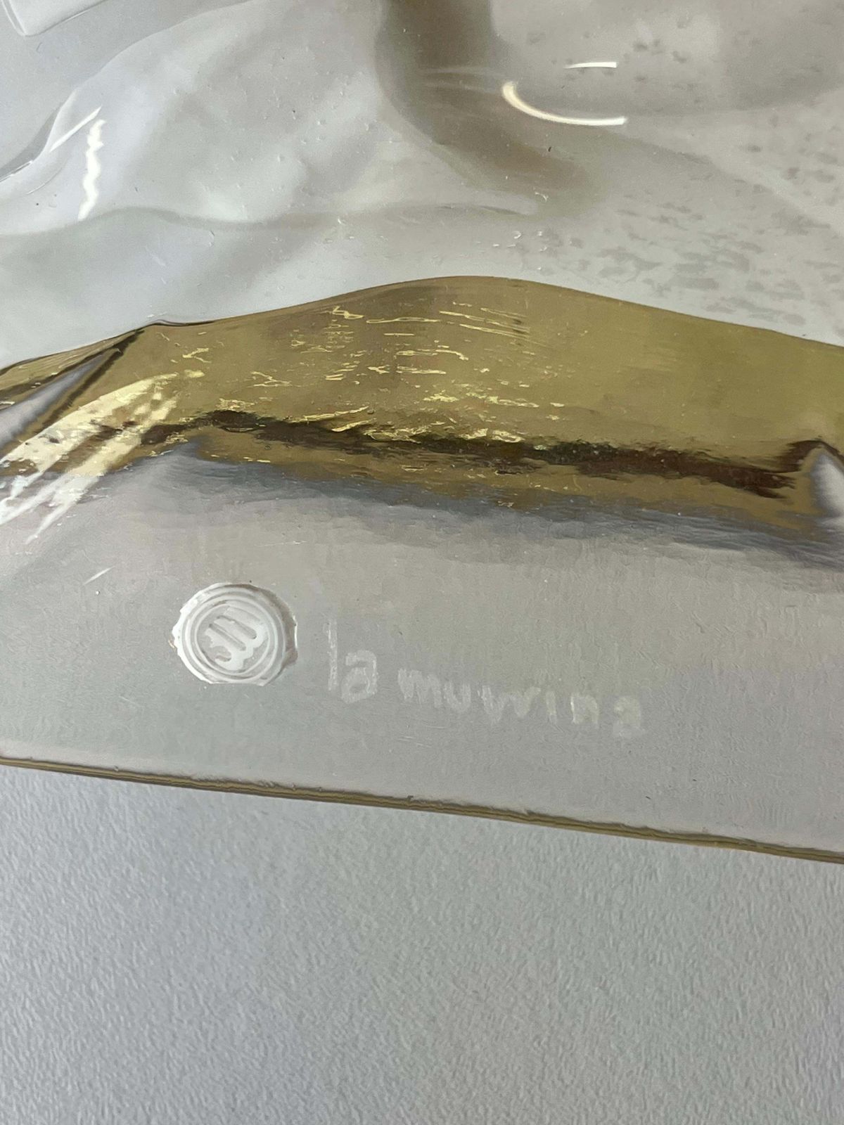 photo vinterior Set Of 3 Murano Glass Wall Lamps "La Murrina" 1970s