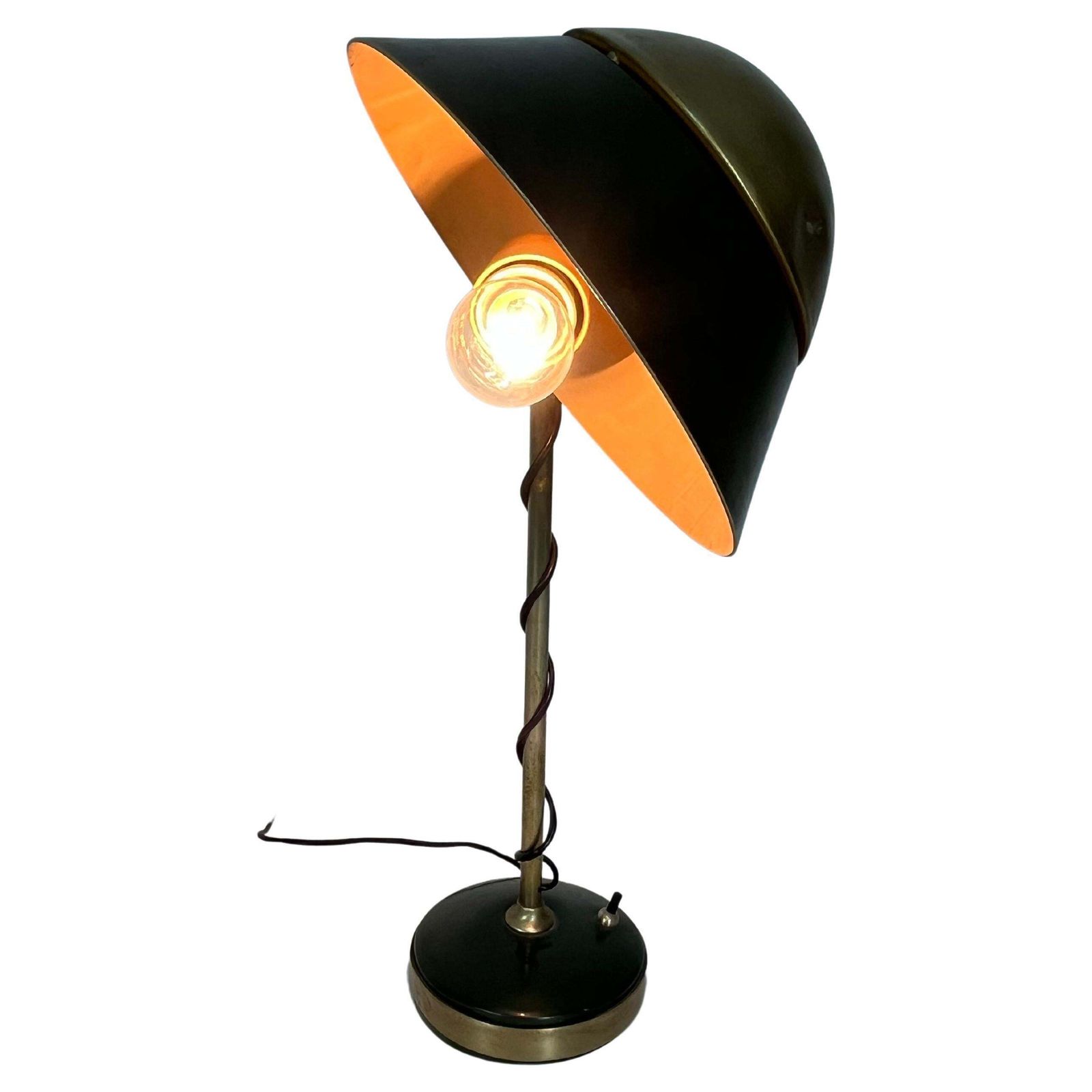 Mid Century Adjustable Table Lamp By Oscar Torlasco For Lumi Milano, 1950s