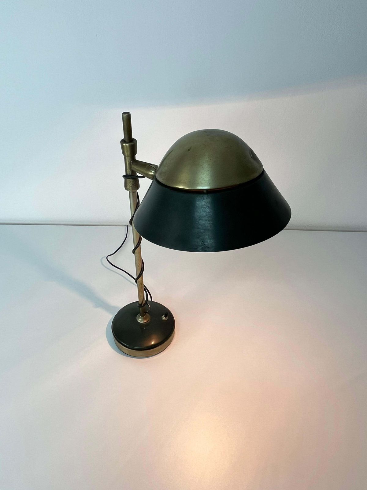 photo buy Mid Century Adjustable Table Lamp By Oscar Torlasco For Lumi Milano, 1950s