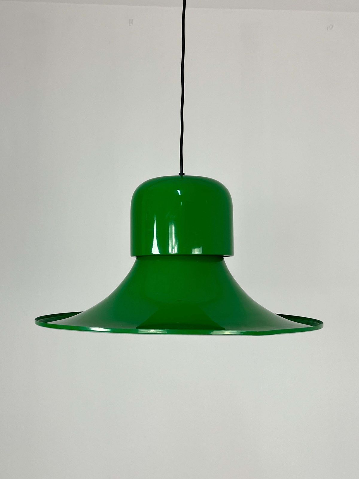 Lighting Pendant Lamp By Joe Colombo For Stilnovo 1960s, Large Diameter 64 Cm photo