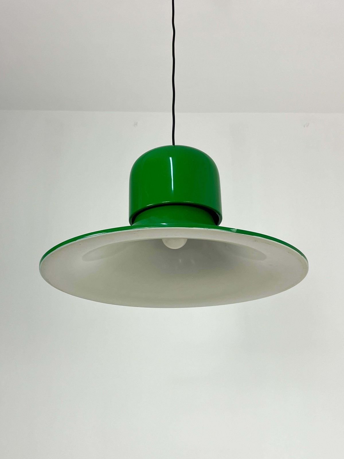 1371.0 Pendant Lamp By Joe Colombo For Stilnovo 1960s, Large Diameter 64 Cm photo