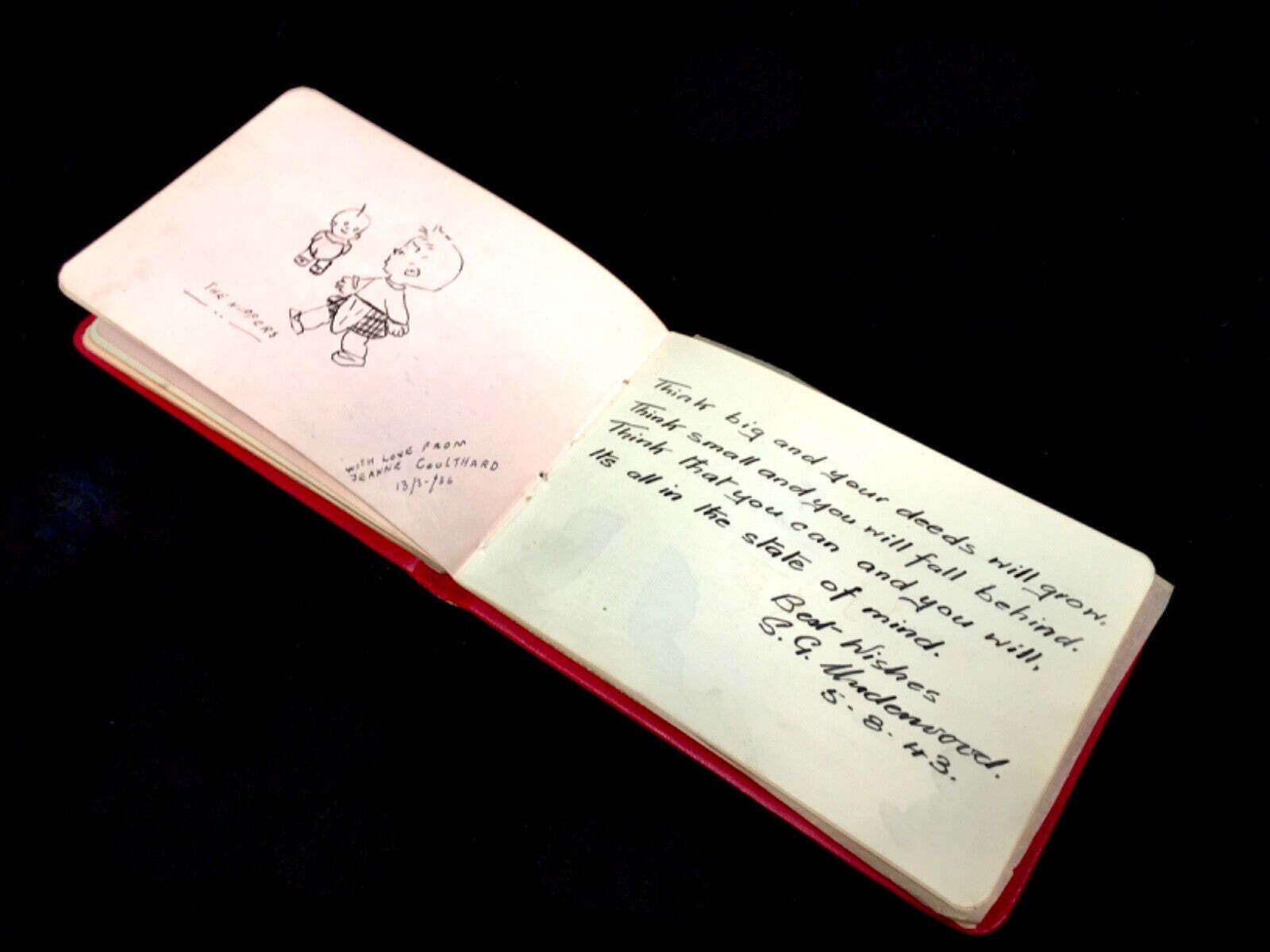 photo for sale Antique Early 20th Century Sketch Book / Album / Artists Drawings / Diary 1930s