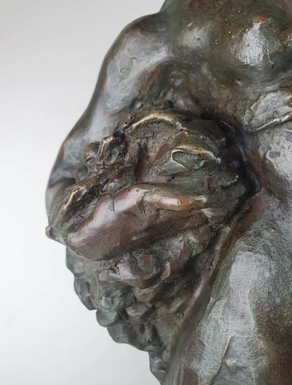 photo for sale Jos De Decker, Bronze With Green Patina “Allegory Of Spring”
