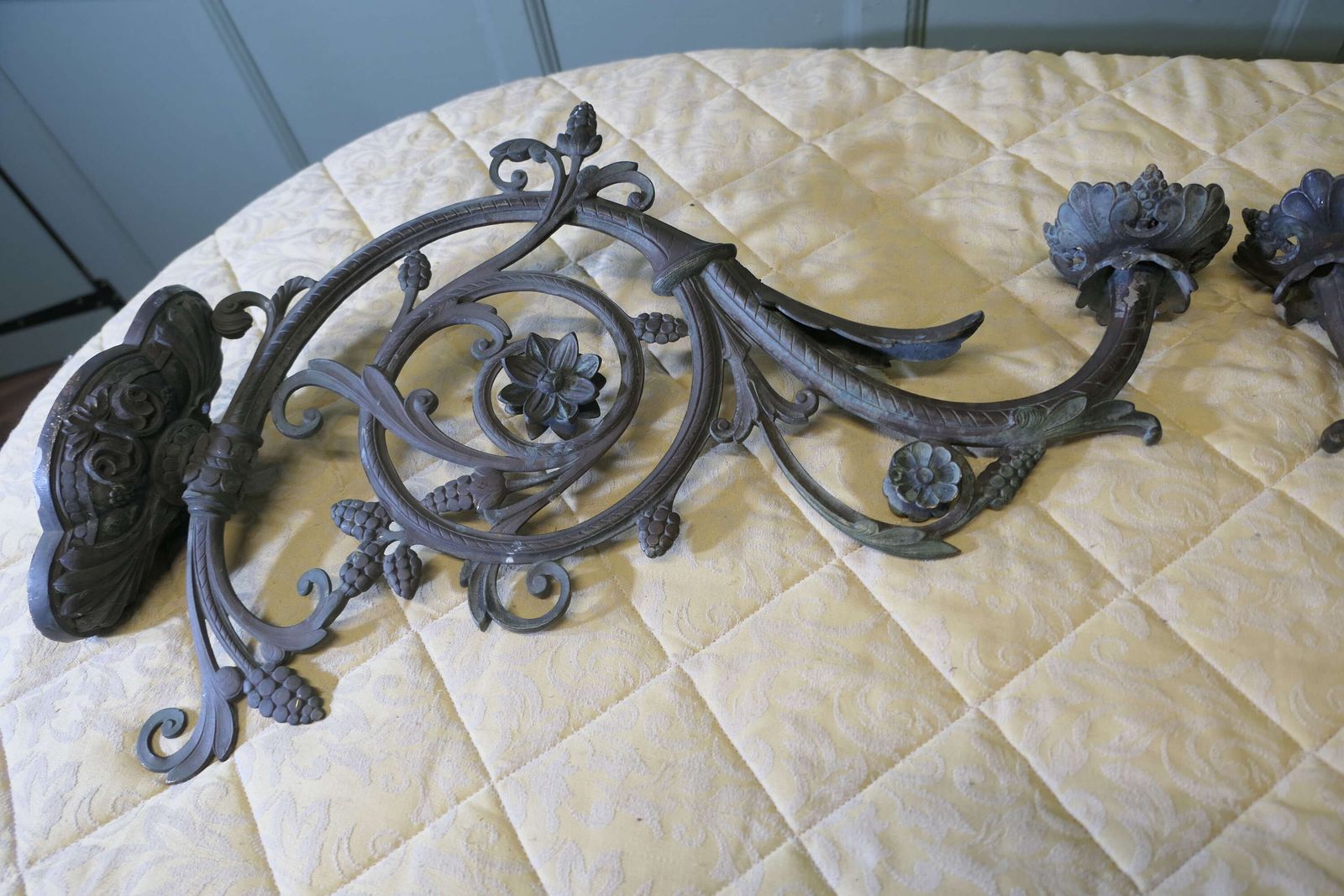 A Pair Of Very Elaborate French Bronze Brackets photo for sale