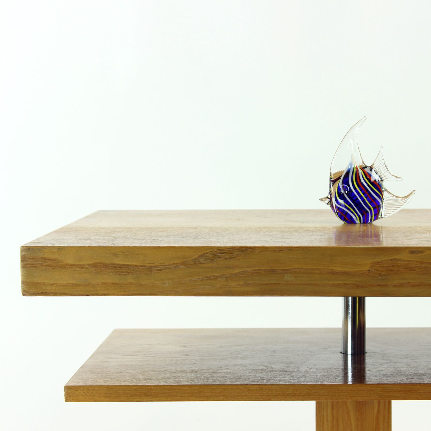 photo furniture Stunning Glass Fish Statue, Czechoslovakia 1960s