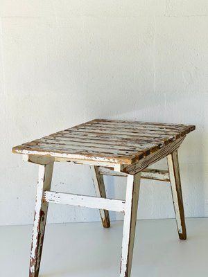 Vintage Houten Kruk photo vinterior