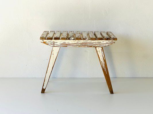 Vintage Houten Kruk photo buy