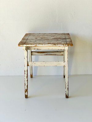155.0 Vintage Houten Kruk photo