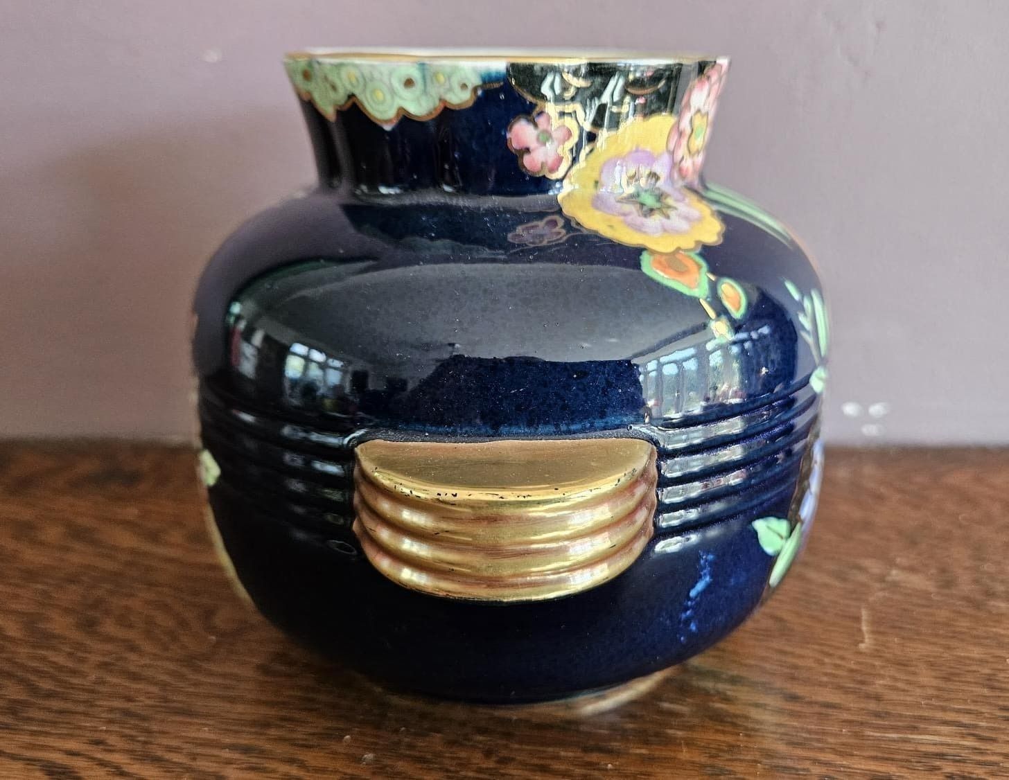 Crown Devon Art Deco Vase, 1930s photo vinterior