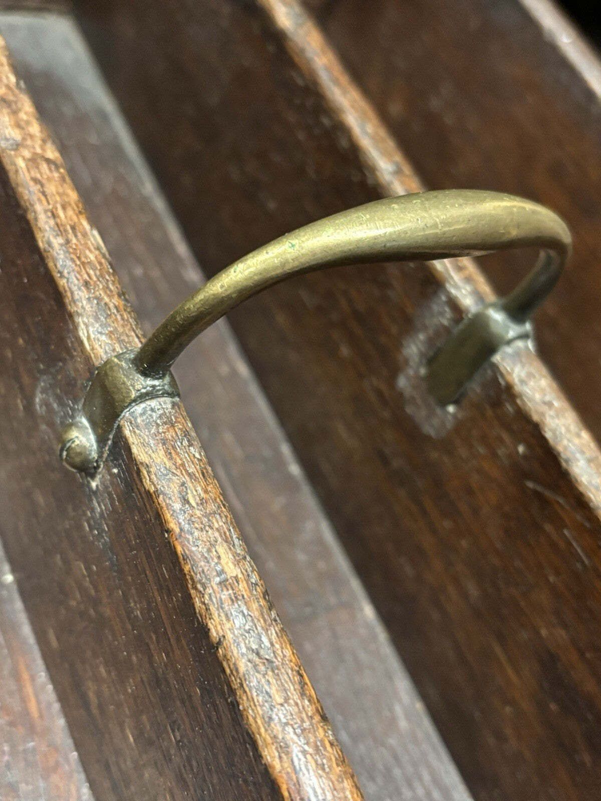 Georgian Oak Butlers Cutlery Tray Of Large Proportions photo vinterior