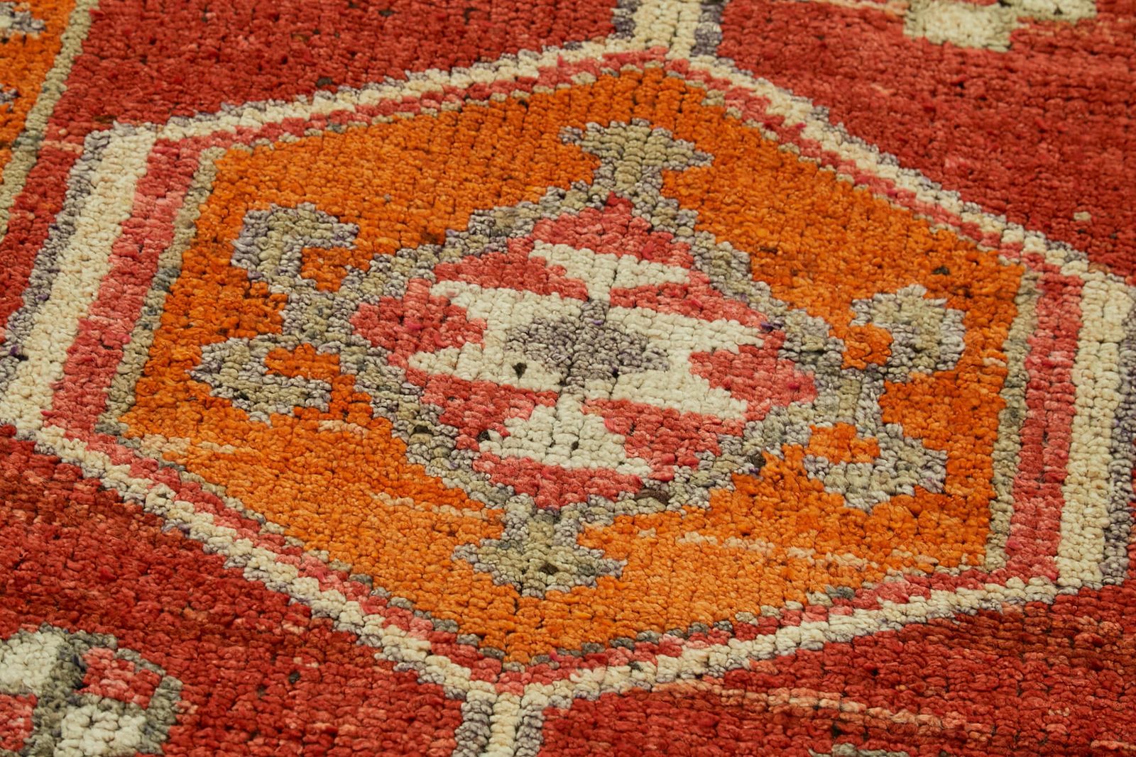 Handmade Orange Boho Runner Rugs 98 Cm X 324 Cm photo 603.0