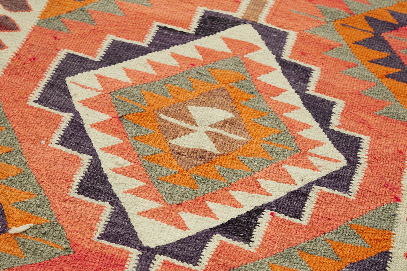 Handmade Multicolor Boho Runner Kilim Rug 100 Cm X 345 Cm photo 559.0