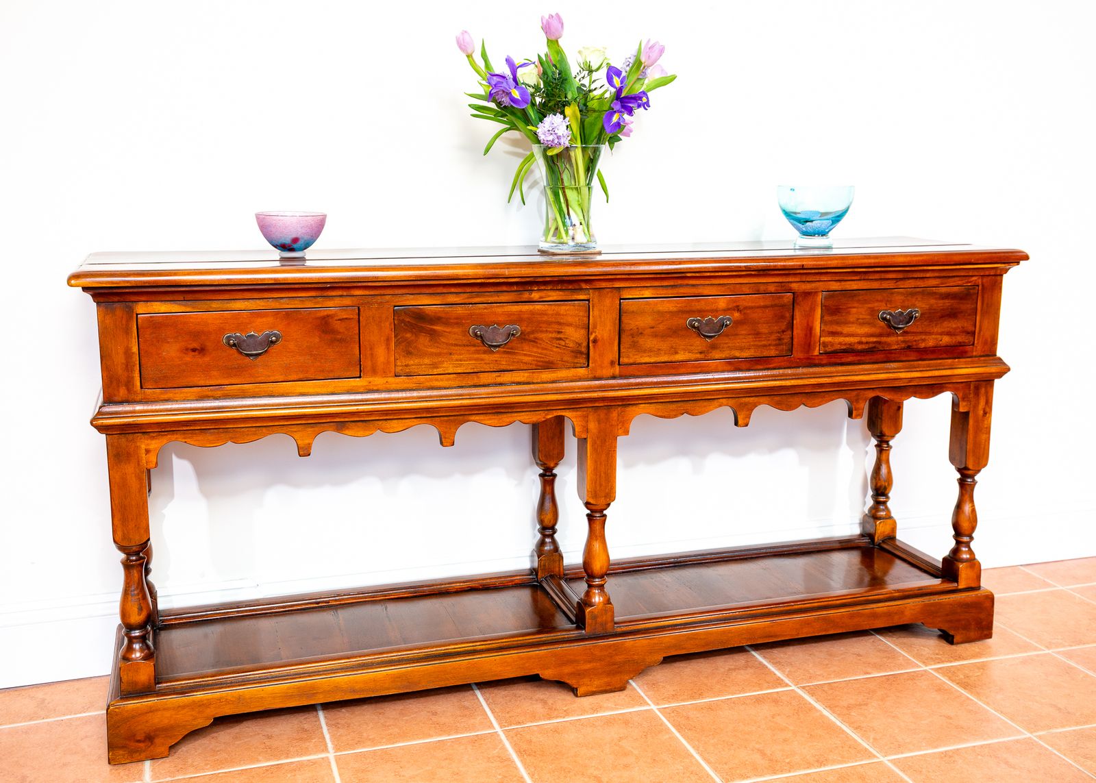 Potboard Dresser Base Server Console Tabl.E Sideboar.D Georgian Style Fine Country House Farmhouse By Theodore Alexander photo for sale