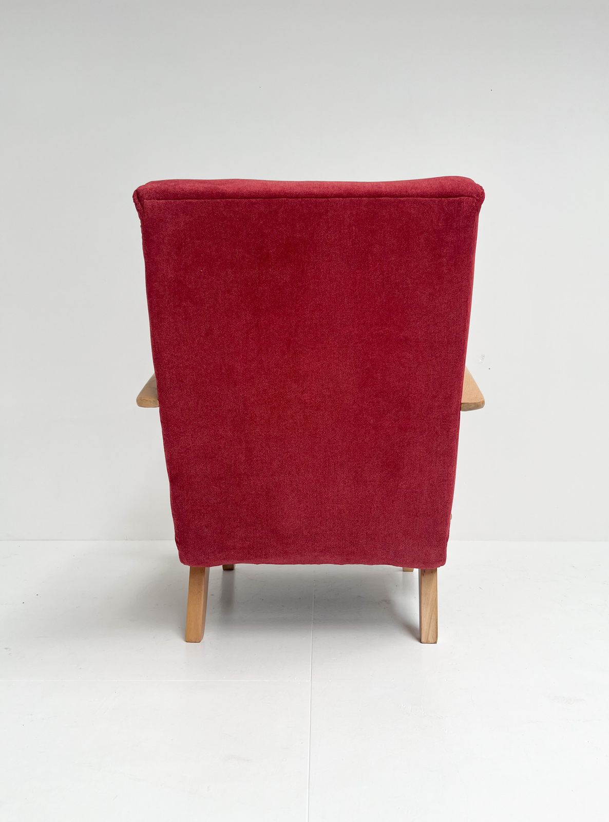 Renovated Jindrich Halabala Armchair, 1950s photo buy
