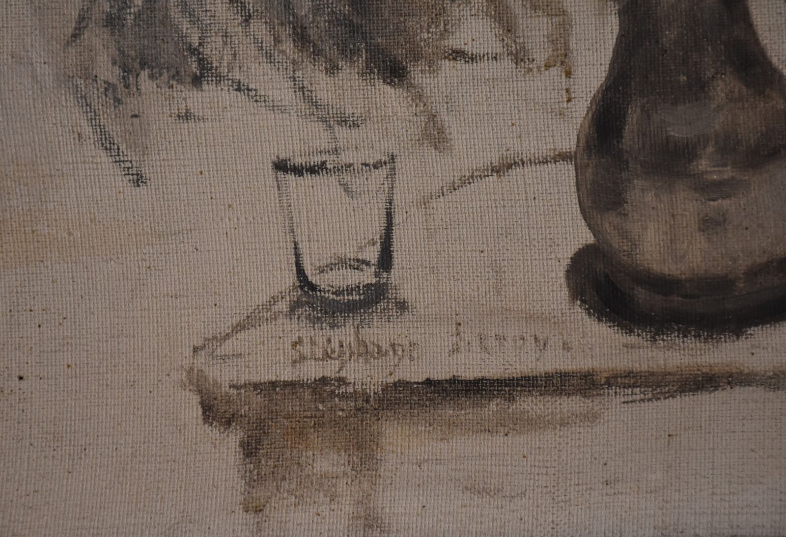 Stéphane Leroy, Two Women With A Table, Glass And Pitcher (Circa 1910) photo Art