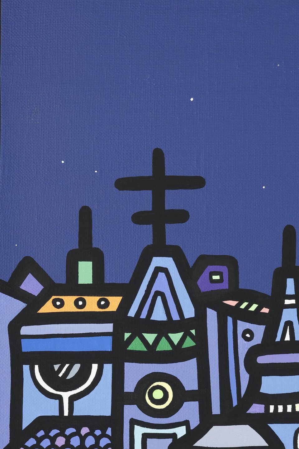 "Istanbul", Painting On Canvas By Contemporary Artist Lukas photo vinterior