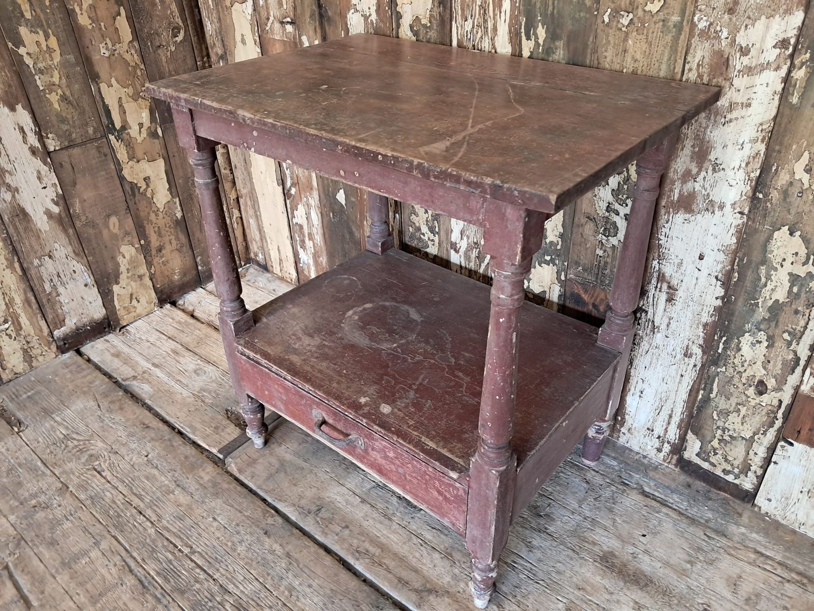 Rustic Side Table photo Furniture