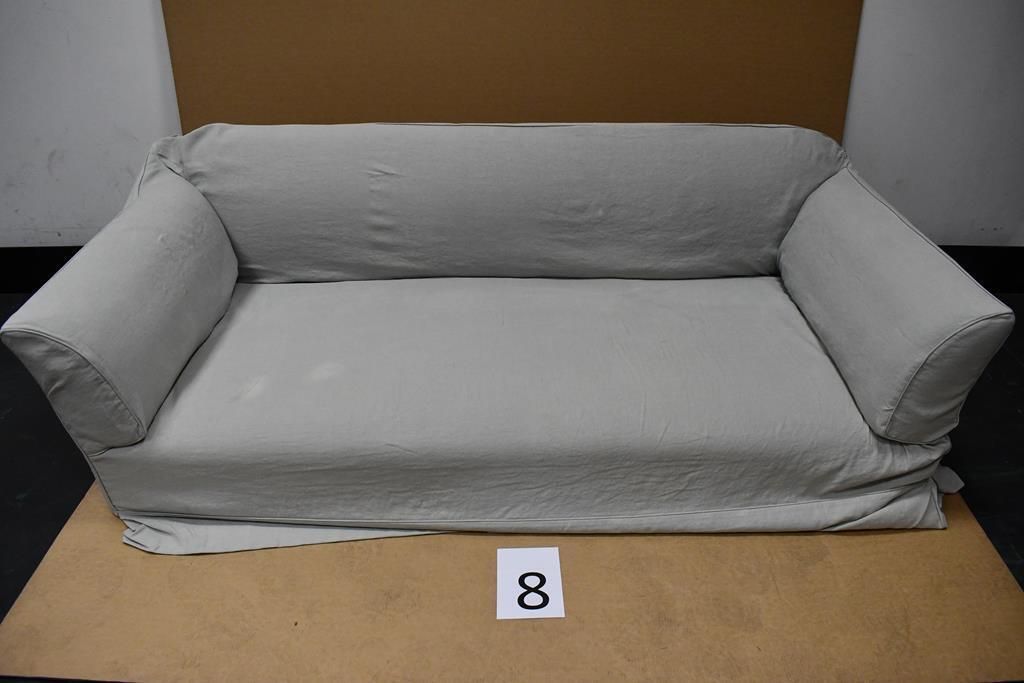 Axel Vervoordt Sofa Marc With Linen Slipcover photo Furniture