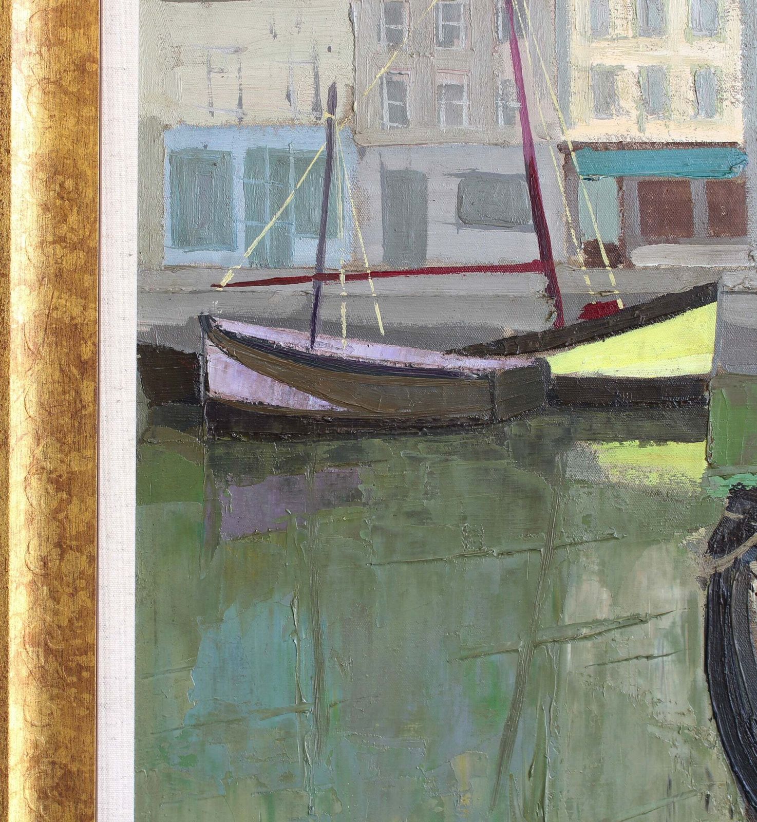 photo for sale The Port Of Honfleur' By Julien Varlet (1958)