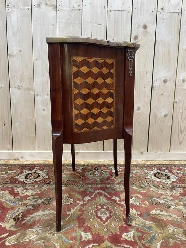Petite Commode D'entre Deux En Marqueterie Style Transition photo 580.0