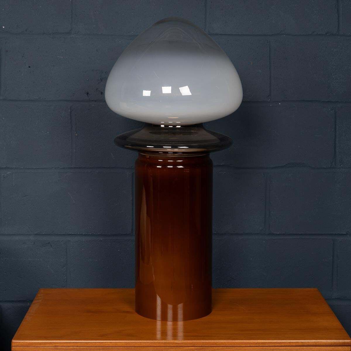 21st Century Italian Contemporary Hand Blown Glass Lamp, Murano photo furniture